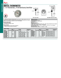 Thumbnail of document Data Sheet - BT Bimetal Thermometer